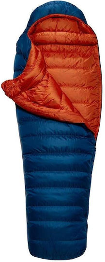 Rab Sleeping Bag Single 3 Season Ascent 700 Μπλε