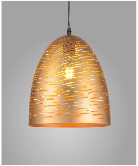 Geyer Iron Висящо осветително тяло Златист 25x45см.