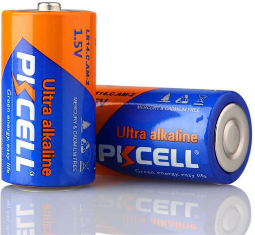 Pkcell Ultra Alkaline Batterien C 1.5V 2Stück ATC-01.001.0096