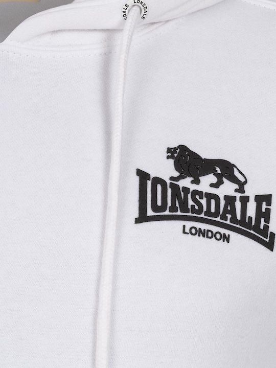 Claughton 117032 Men's Sweatshirt with Hood & Pockets White