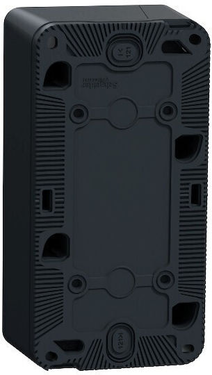 Schneider Electric Mureva Styl Switch Box Wall-mounted 2-Position Vertical in Black Color MUR37912