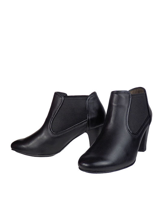 Jela Lennox Women's Chelsea Boots with Medium Heel Black