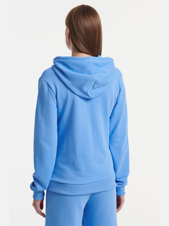 SugarFree Women's Hooded Cardigan Blue