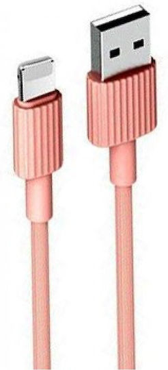 XO USB-A to Lightning Cable Pink 1m (16.005.0103)