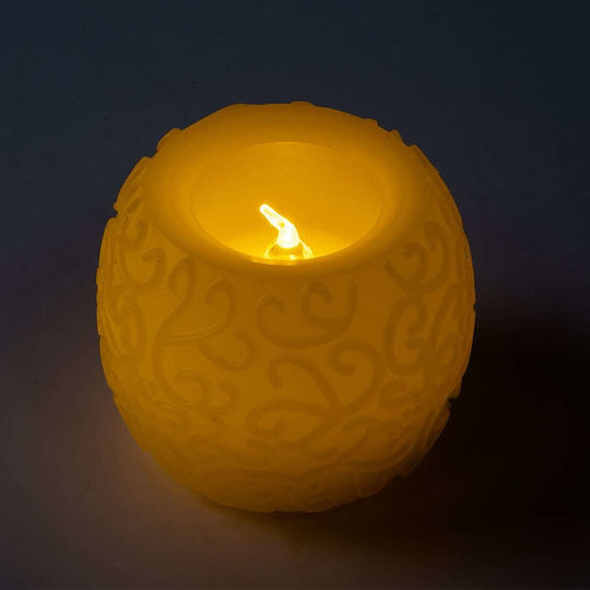 GloboStar Φωτιστικό Candle LED Θερμό Λευκό Κερί GloboStar Φωτιστικό Candle LED Θερμό Λευκό Κερί