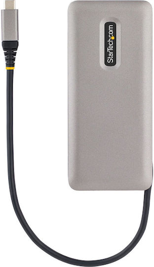 StarTech Hub 4 Θυρών USB 3.2 με σύνδεση USB-C Γκρι