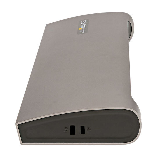 StarTech Thunderbolt 4 Docking Station με 4K PD Ethernet και συνδεση 2 Οθονών Μαύρο (TB4CDOCKUE)