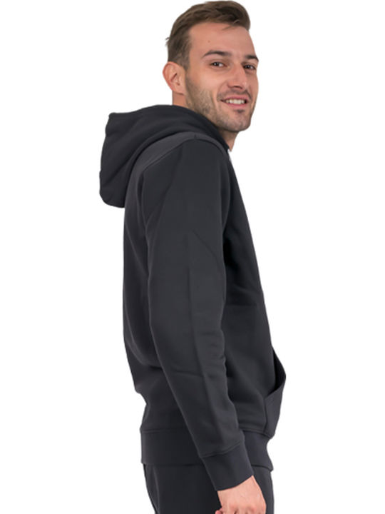 Black Hoodie Cardigan