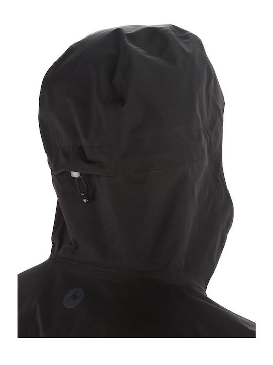 Minimalist Winter Jacket Hardshell Waterproof and Windproof Black