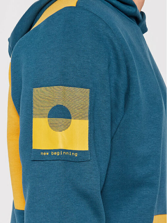 Sweatshirt with Hood Blue