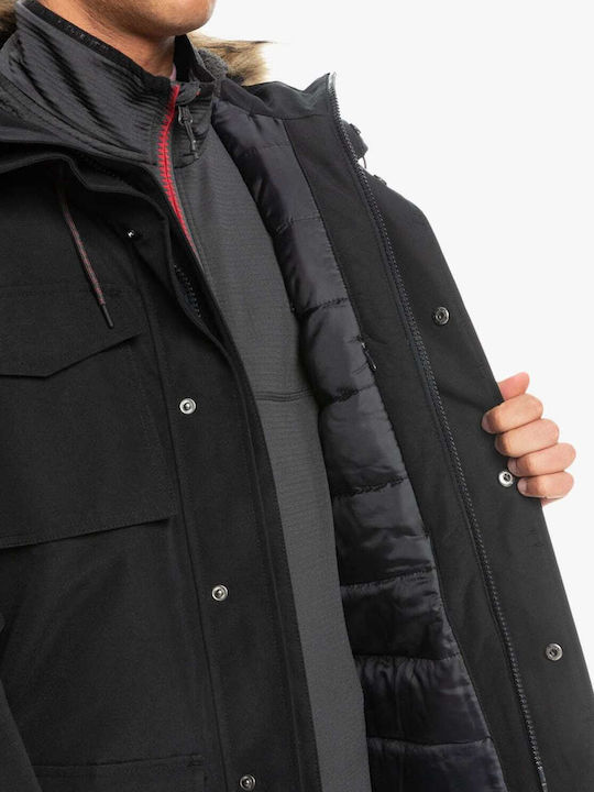 Ferris Winter Jacke Hardshell Wasserdicht und Winddicht Schwarz