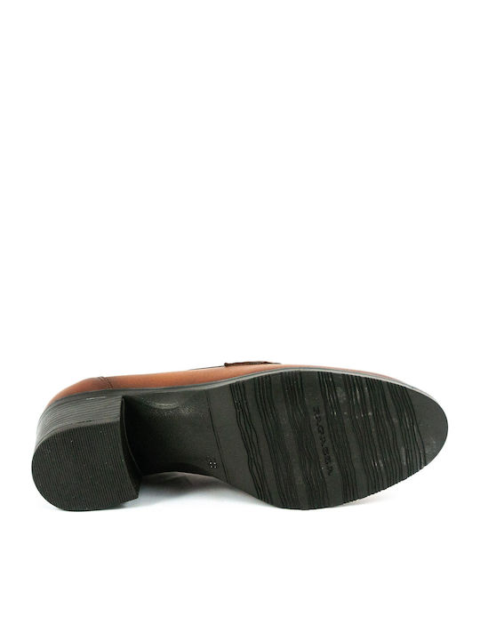 Pantofi cu toc Dark Tabbac