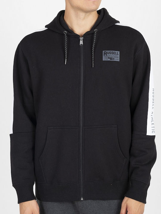 Sweatshirt für Herren mit Kapuze Schwarz