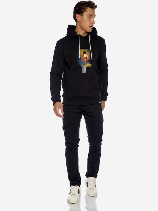 Sweatshirt with Hood Black