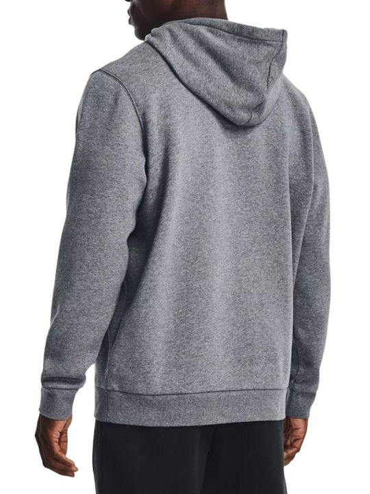 Under Armour Essential Φούτερ Γκρι με Κουκούλα