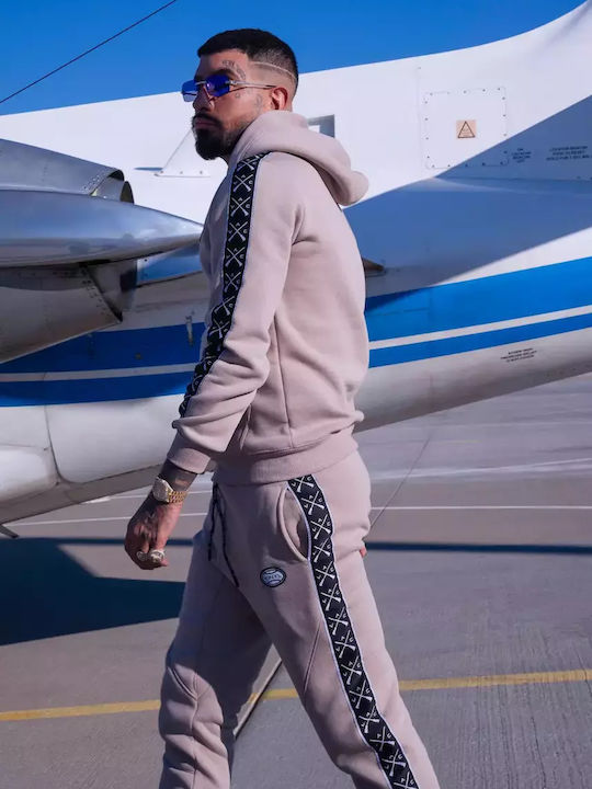 Sweatshirt mit Kapuze Beige