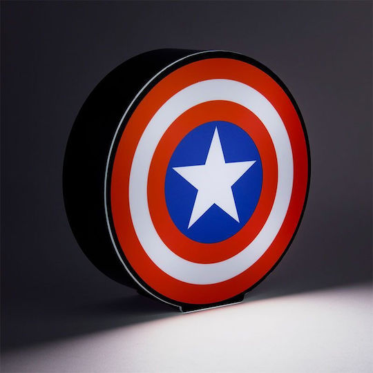 Paladone Детско Декоративно Осветление Captain America Многоцветен 15x15x15εκ.