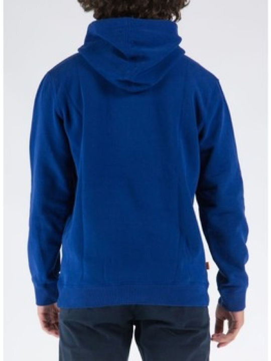 Timberland Est 1973 Men's Sweatshirt with Hood and Pockets Blue