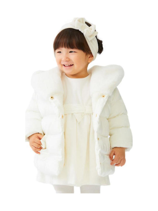 Kids' Fur Short Ecru