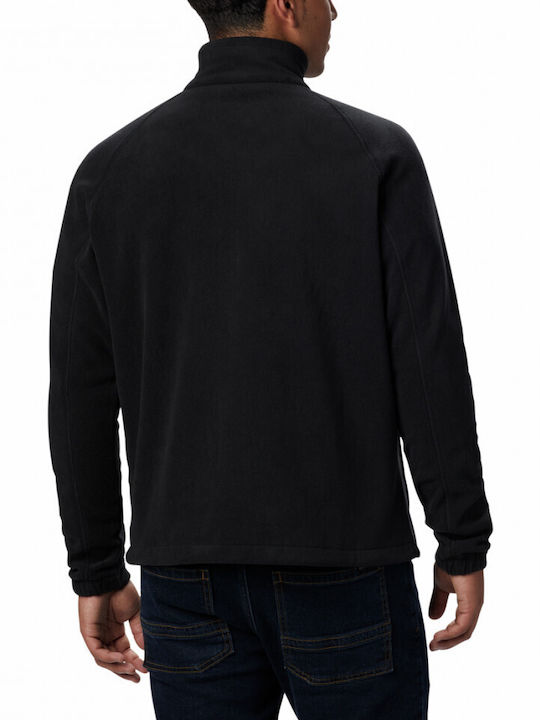 Columbia Fast Trek II Plus Size Men's Sweatshirt Jacket with Pockets Black