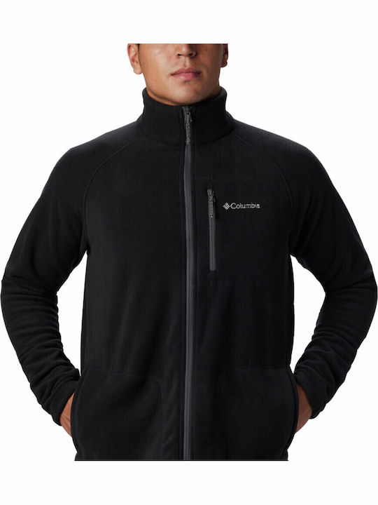 Fast Trek II Plus Size Мъжка Флийс Жакета Черна