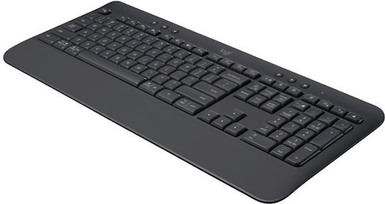 Logitech Signature K650 Ασύρματο Bluetooth Πληκτρολόγιο Αγγλικό US Graphite