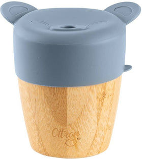 Citron Παιδικό Ποτηράκι από Bamboo Μπλε 180ml για 6m+