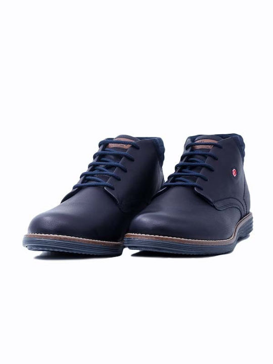 Robinson Men's Boots Navy Blue