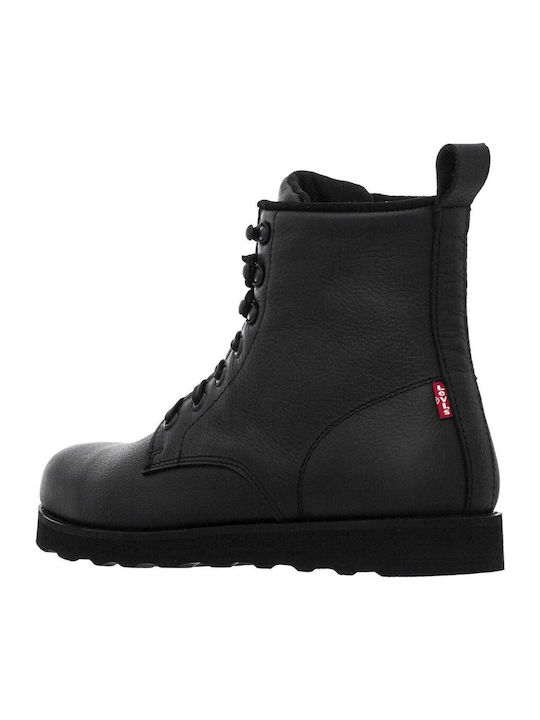 Piele Negru Ghete barbati