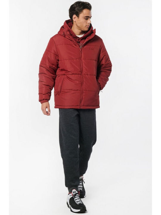 Winter Jacke Puffer Dark Marroon
