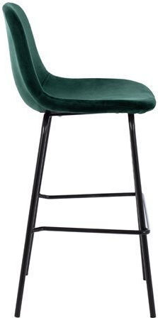 Hocker Bar mit Rückenlehne Metall Vincent Cypress 47x51x96cm