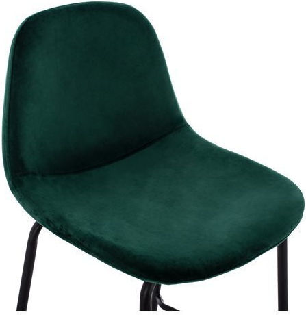 Hocker Bar mit Rückenlehne Metall Vincent Cypress 47x51x96cm
