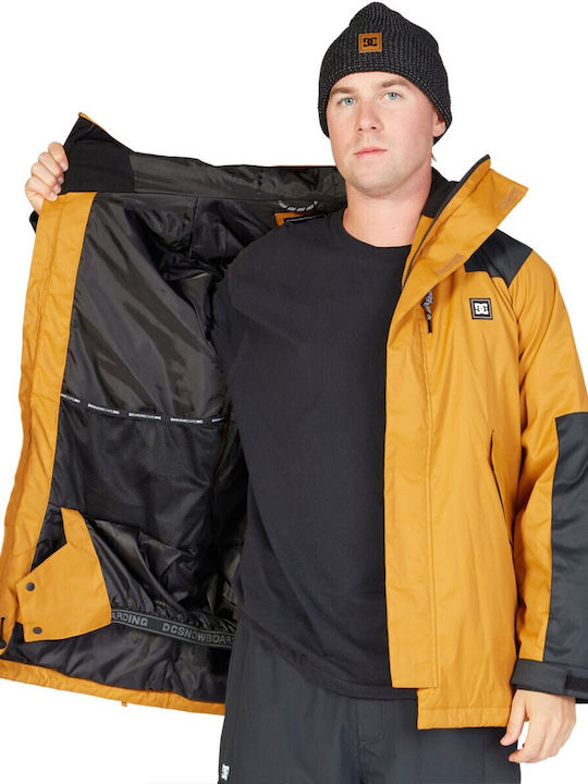 DC Anchor ADYTJ03048-CPB0 Masculin Jachetă pentru Schi & Snowboard Portocaliu