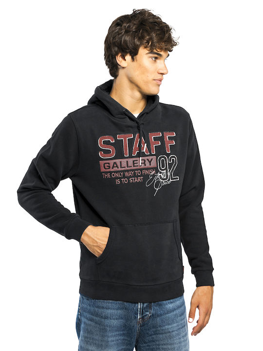 Odel Sweatshirt with Hood Black