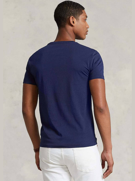 Ralph Lauren Ανδρικό T-shirt Μπλε με Στάμπα