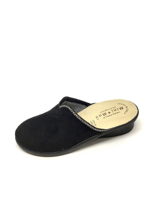 Mini Max Anatomic Women's Slippers In Black Colour