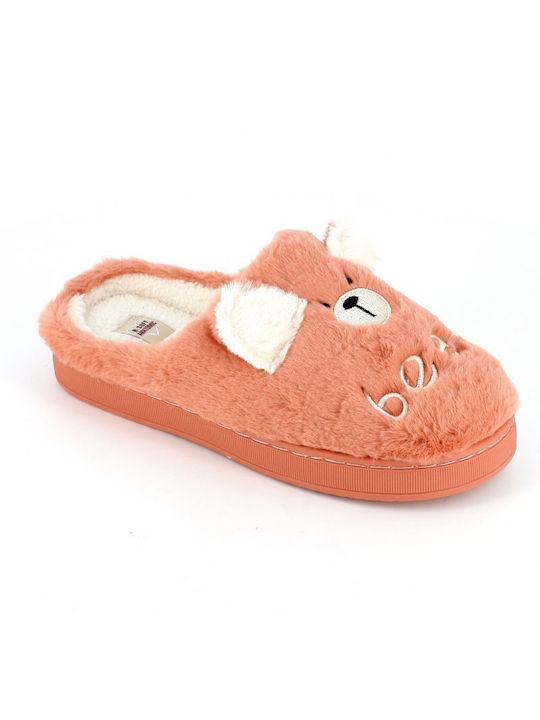 B-Soft Animal Women's Slippers In Pink Colour