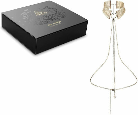Bijoux Indiscrets Desir Metallique Collar Halsband in Gold Farbe