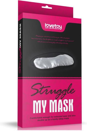 Lovetoy Struggle My Mask BDSM Μάσκα σε Μαύρο Χρώμα