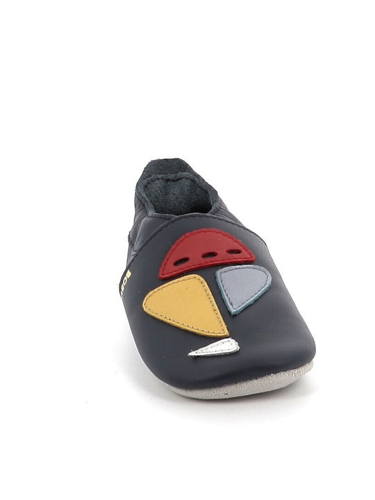 Bobux Baby Slippers Blue Yacht
