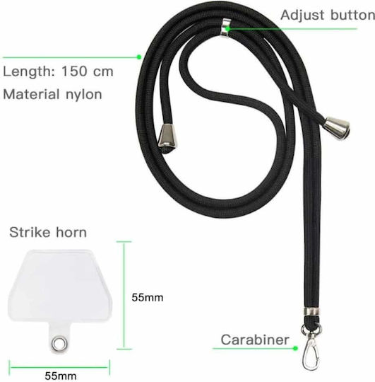 TelForceOne Universal Lanyard Neck Strap for Mobile Phones Mint Green