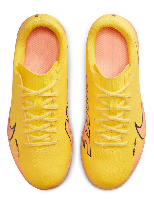 Mercurial Vapor 15 Club IC Kids Indoor Soccer Cleats Yellow