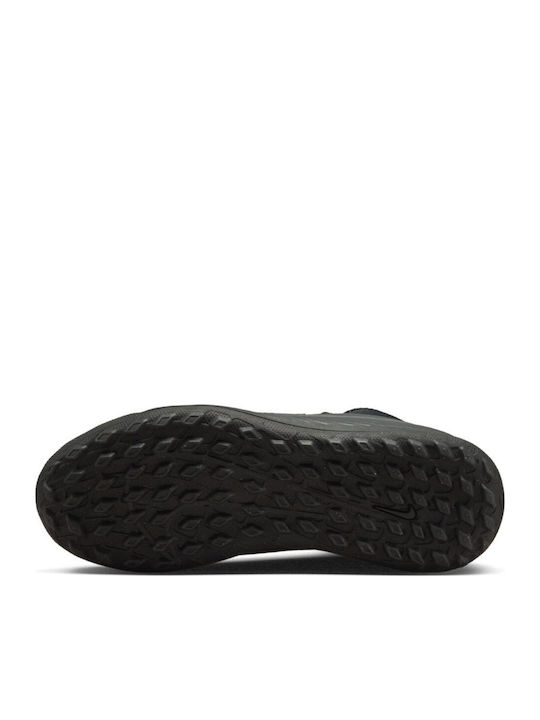 Mercurial Superfly 9 Kids Turf Soccer Shoes with Sock Black