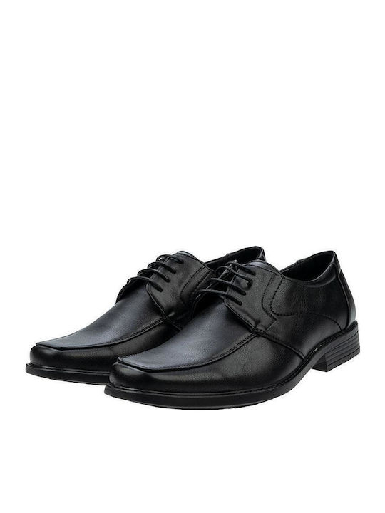 Leder Herren Freizeitschuhe Schwarz