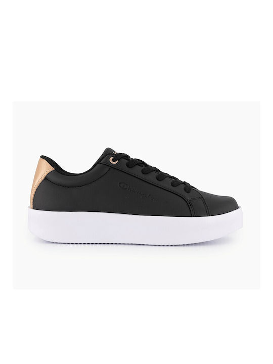 Contea Damen Flatforms Sneakers Schwarz