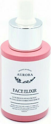 Aurora Natural Elixir Anti-Aging Serum Gesicht mit Kollagen 30ml