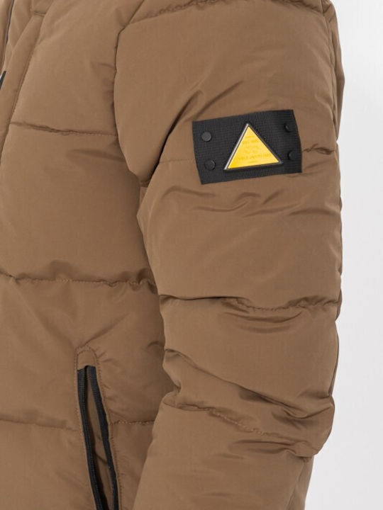 Winter Jacke Puffer Light Mocca