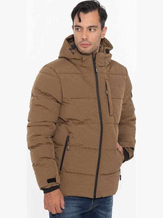 Winter Jacke Puffer Light Mocca