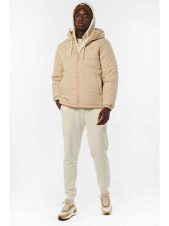 Winter Jacke Puffer Beige