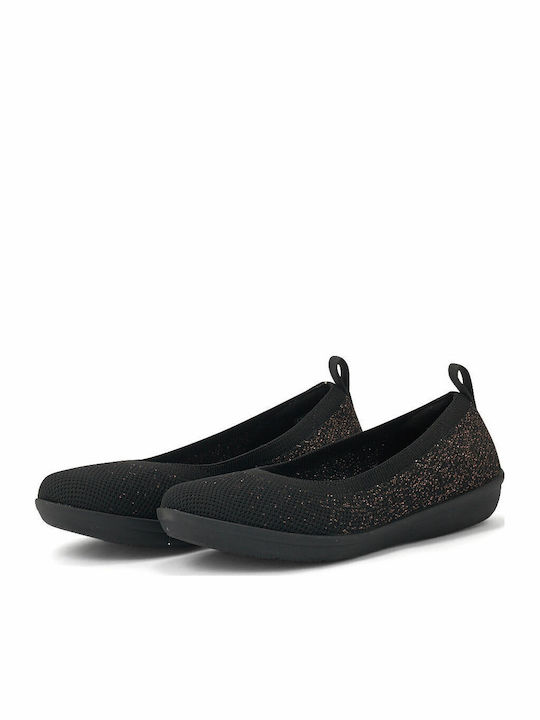 Leather Ballerinas Ayla Paige Black